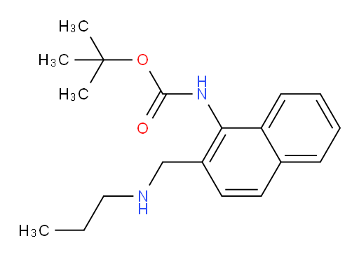 tert-butyl N-{2-[(propylamino)methyl]naphthalen-1-yl}carbamate