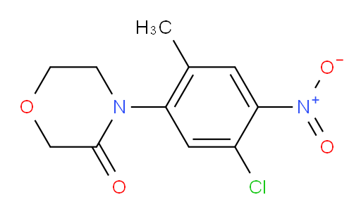 4-(5-chloro-2-methyl-4-nitrophenyl)morpholin-3-one