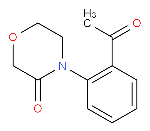 4-(2-acetylphenyl)morpholin-3-one