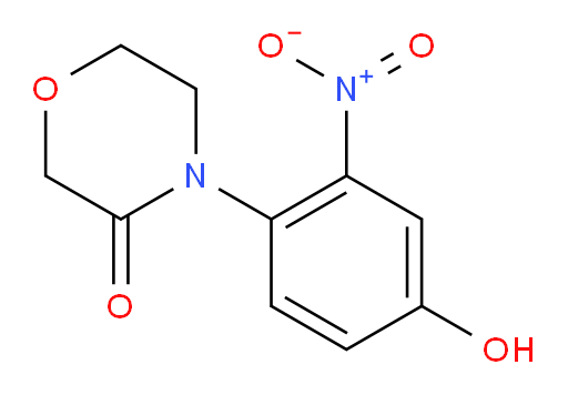 4-(4-hydroxy-2-nitrophenyl)morpholin-3-one