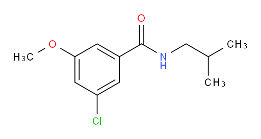 3-chloro-N-isobutyl-5-methoxybenzamide