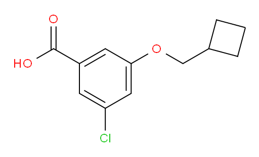 3-chloro-5-(cyclobutylmethoxy)benzoic acid