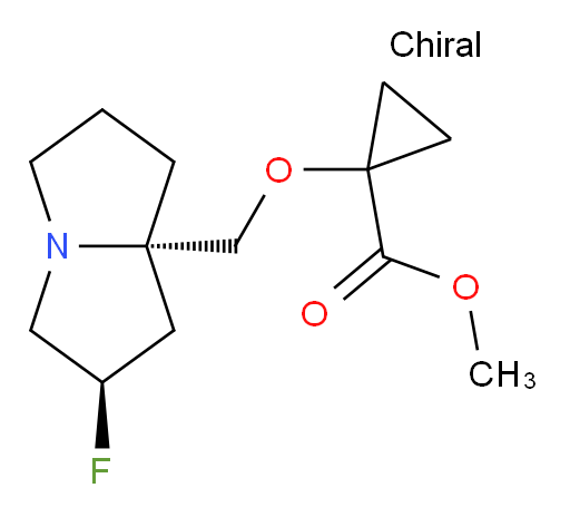 methyl 1-(((2R,7aS)-2-fluorohexahydro-1H-pyrrolizin-7a-yl)methoxy)cyclopropanecarboxylate