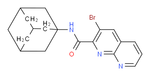 N-(adamantan-1-yl)-3-bromo-1,8-naphthyridine-2-carboxamide