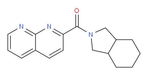 (hexahydro-1H-isoindol-2(3H)-yl)(1,8-naphthyridin-2-yl)methanone