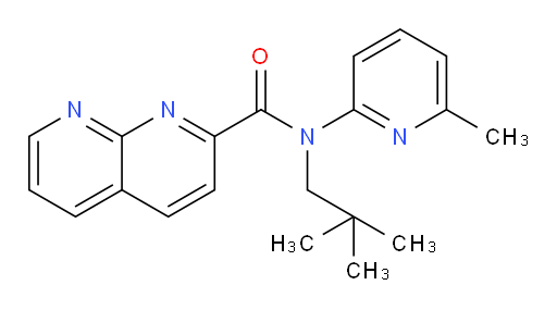 N-(6-methylpyridin-2-yl)-N-neopentyl-1,8-naphthyridine-2-carboxamide