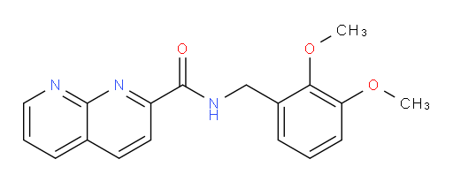 N-(2,3-dimethoxybenzyl)-1,8-naphthyridine-2-carboxamide