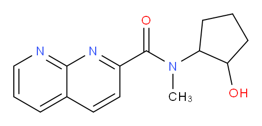N-(2-hydroxycyclopentyl)-N-methyl-1,8-naphthyridine-2-carboxamide