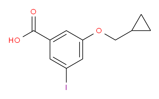 3-(cyclopropylmethoxy)-5-iodobenzoic acid