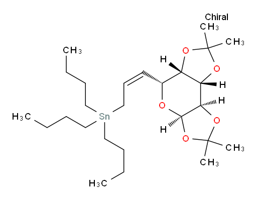 tributyl((Z)-3-((3aR,5R,5aS,8aS,8bR)-2,2,7,7-tetramethyltetrahydro-3aH-bis([1,3]dioxolo)[4,5-b:4',5'-d]pyran-5-yl)allyl)stannane