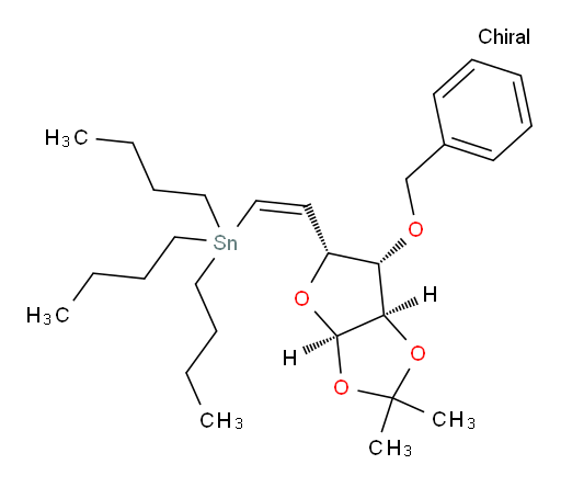 ((Z)-2-((3aR,5R,6S,6aR)-6-(benzyloxy)-2,2-dimethyltetrahydrofuro[2,3-d][1,3]dioxol-5-yl)vinyl)tributylstannane