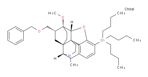 (4R,4aS,6R,7R,7aR,12bS)-6-((benzyloxy)methyl)-7-methoxy-3-methyl-9-(tributylstannyl)-1,2,3,4,5,6,7,7a-octahydro-4a,7-ethano-4,12-methanobenzofuro[3,2-e]isoquinoline