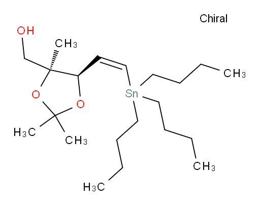 ((4S,5R)-2,2,4-trimethyl-5-((Z)-2-(tributylstannyl)vinyl)-1,3-dioxolan-4-yl)methanol