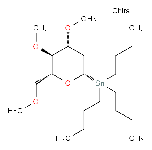 tributyl((2S,4R,5S,6R)-4,5-dimethoxy-6-(methoxymethyl)tetrahydro-2H-pyran-2-yl)stannane