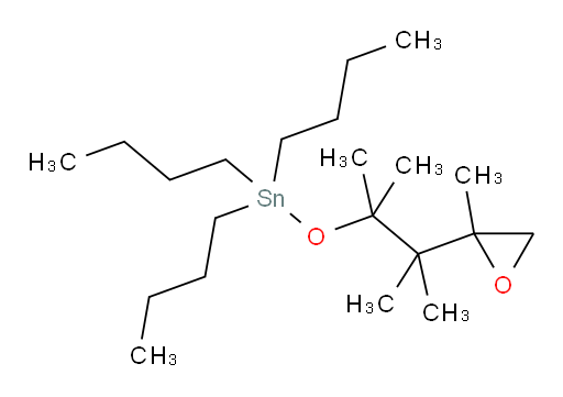 tributyl((2,3-dimethyl-3-(2-methyloxiran-2-yl)butan-2-yl)oxy)stannane