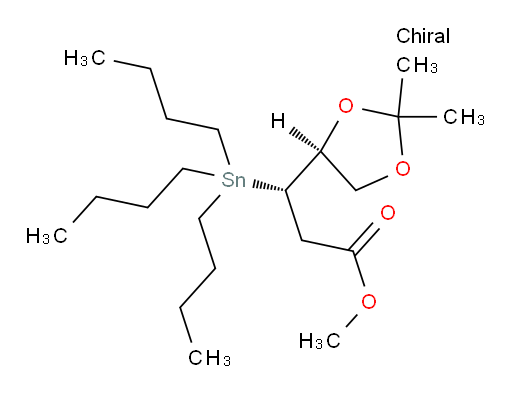(S)-methyl 3-((S)-2,2-dimethyl-1,3-dioxolan-4-yl)-3-(tributylstannyl)propanoate