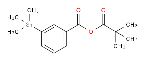 3-(trimethylstannyl)benzoic pivalic anhydride