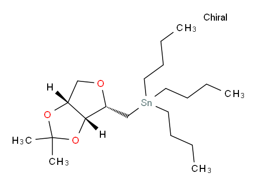 三丁基(((3aR,4S,6aR)-2,2-二甲基四氢呋喃并[3,4-d][1,3]二氧杂环戊烯-4-基)甲基)锡烷