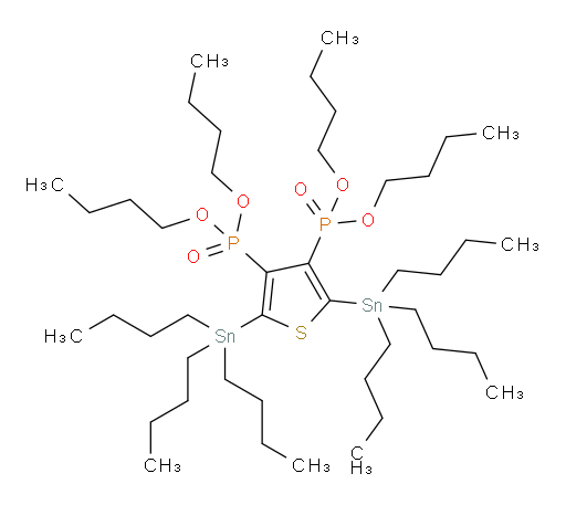 tetrabutyl (2,5-bis(tributylstannyl)thiophene-3,4-diyl)bis(phosphonate)