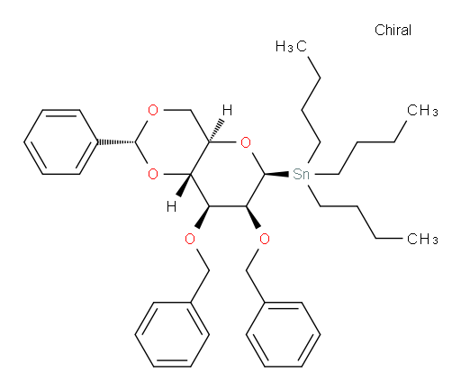 ((2R,4aR,6S,7S,8S,8aR)-7,8-bis(benzyloxy)-2-phenylhexahydropyrano[3,2-d][1,3]dioxin-6-yl)tributylstannane