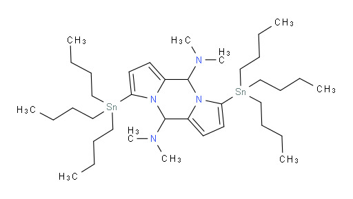 N5,N5,N10,N10-tetramethyl-3,8-bis(tributylstannyl)-5,10-dihydrodipyrrolo[1,2-a:1',2'-d]pyrazine-5,10-diamine