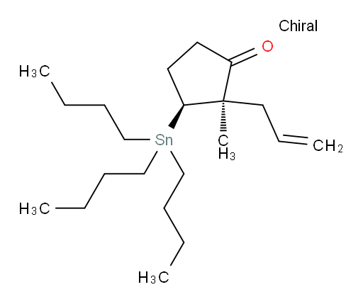 (2R,3S)-2-烯丙基-2-甲基-3-(三丁基锡基)环戊酮