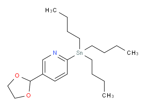 5-(1,3-二氧杂环戊烷-2-基)-2-(三丁基锡基)吡啶