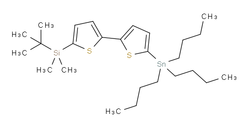 叔丁基二甲基(5'-(三丁基锡基)-[2,2'-联噻吩]-5-基)硅烷