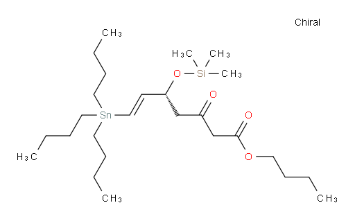 (R,E)-丁基 3-氧代-7-(三丁基锡基)-5-((三甲基硅基)氧基)庚-6-烯酸酯