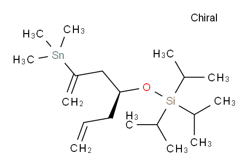 (S)-三异丙基((2-(三甲基锡基)庚-1,6-二烯-4-氧基))硅烷