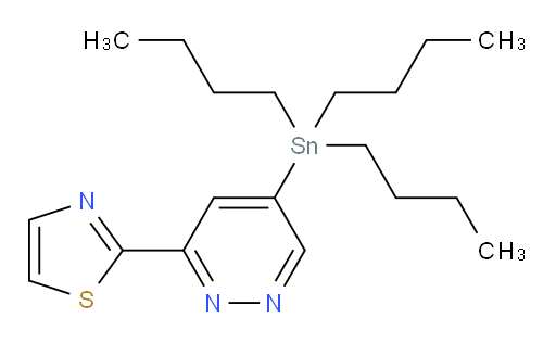 2-(5-(三丁基锡基)哒嗪-3-基)噻唑