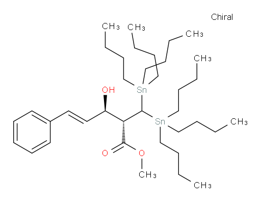 (2S,3R,E)-甲基 2-(双(三丁基锡基)甲基)-3-羟基-5-苯基戊-4-烯酸酯