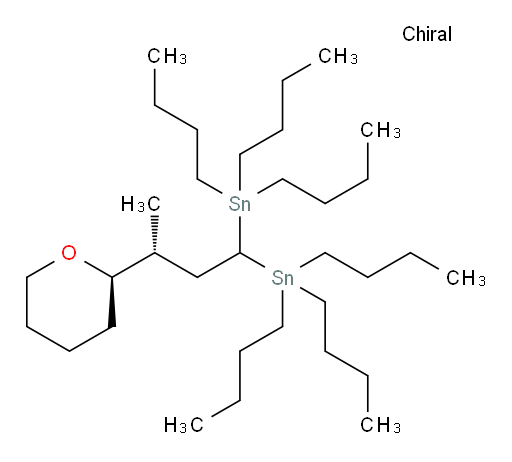 ((R)-3-((R)-tetrahydro-2H-pyran-2-yl)butane-1,1-diyl)bis(tributylstannane)
