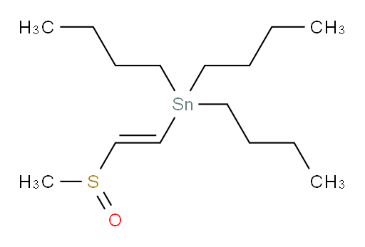 (E)-三丁基(2-(甲基亚砜)乙烯基)锡烷