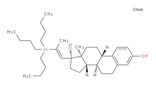 (8R,9S,13S,14S,17R)-13-methyl-17-((E)-2-(tributylstannyl)prop-1-en-1-yl)-7,8,9,11,12,13,14,15,16,17-decahydro-6H-cyclopenta[a]phenanthrene-3,17-diol