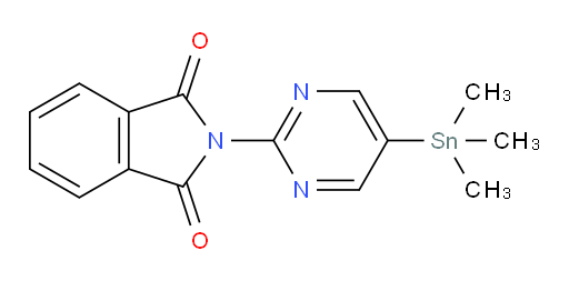 2-(5-(三甲基锡基)嘧啶-2-基)异吲哚啉-1,3-二酮