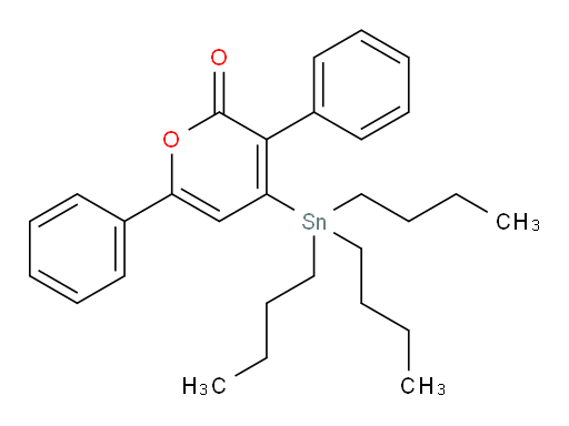 3,6-二苯基-4-(三丁基锡基)-2H-吡喃-2-酮