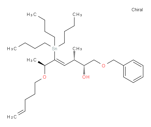 (2R,3S,6S,Z)-1-(benzyloxy)-3-methyl-6-(pent-4-en-1-yloxy)-5-(tributylstannyl)hept-4-en-2-ol