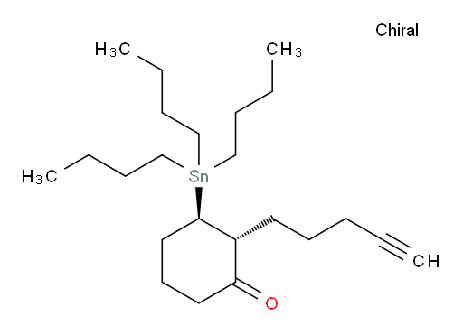 (2R,3R)-2-(戊-4-炔-1-基)-3-(三丁基锡基)环己酮