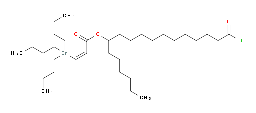 (Z)-18-氯-18-氧代十八烷-7-基 3-(三丁基锡基)丙烯酸酯