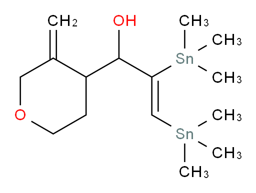 (Z)-1-(3-亚甲基四氢-2H-吡喃-4-基)-2,3-双(三甲基锡基)丙-2-烯-1-醇