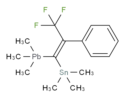 (Z)-三甲基(3,3,3-三氟-2-苯基-1-(三甲基铅基)丙烯-1-基)锡烷