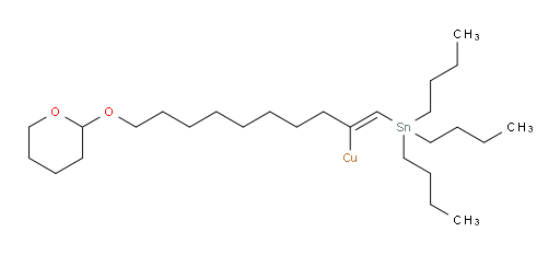 (Z)-(10-((tetrahydro-2H-pyran-2-yl)oxy)-1-(tributylstannyl)dec-1-en-2-yl)copper