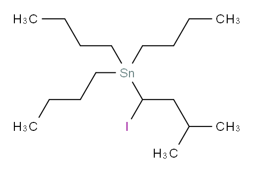 三丁基(1-碘-3-甲基丁基)锡烷