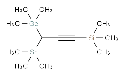 三甲基(3-(三甲基germyl)-3-(三甲基锡基)丙-1-炔-1-基)硅烷