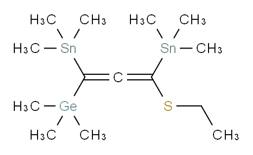 (3-(乙基硫基)-1,3-双(三甲基锡基)propa-1,2-二烯-1-基)三甲基锗