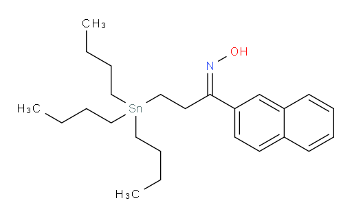 (Z)-1-(萘-2-基)-3-(三丁基锡基)丙-1-酮 肟
