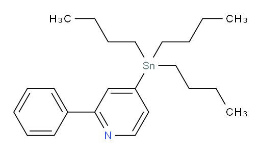 2-苯基-4-(三丁基锡基)吡啶