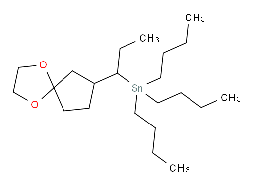 (1-(1,4-二氧杂螺[4.4]壬-7-基)丙基)三丁基锡烷