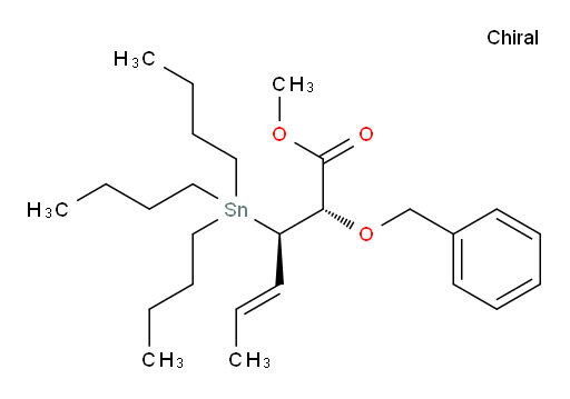 (2S,3R,E)-methyl 2-(benzyloxy)-3-(tributylstannyl)hex-4-enoate